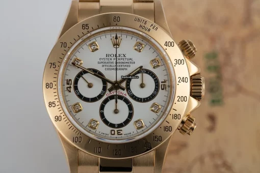 Well Made Replica Rolex Daytona 116528 Caliber 4130 Automatic Movement 40mm Yellow Gold Case Mens/unisex Watch - Image 4