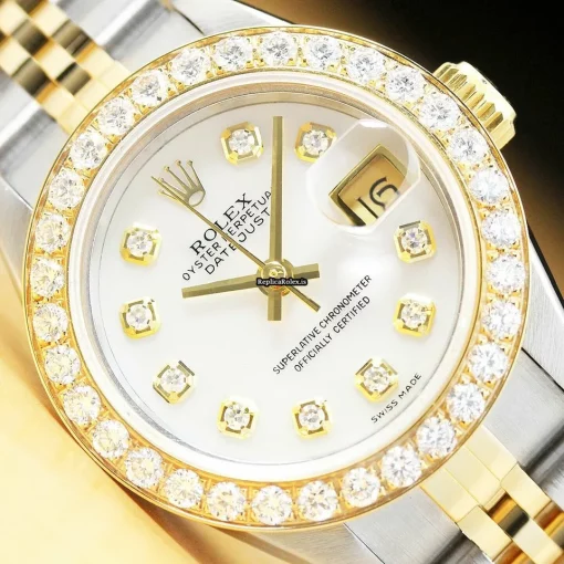 Luxury Replica Rolex Lady-datejust 69173 Caliber 2135 Automatic Movement 26mm Steel Case Womens Watch