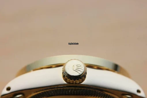 Exquisite Replica Rolex Lady-datejust 6917 Caliber 2030 Automatic Movement 26mm Yellow Gold Case Womens Watch - Image 9