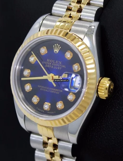 Reliable Replica Rolex Lady-datejust 69173 Automatic Movement 26mm Steel Case Womens Watch