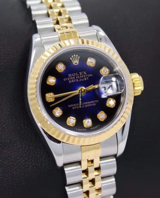 Reliable Replica Rolex Lady-datejust 69173 Automatic Movement 26mm Steel Case Womens Watch - Image 3
