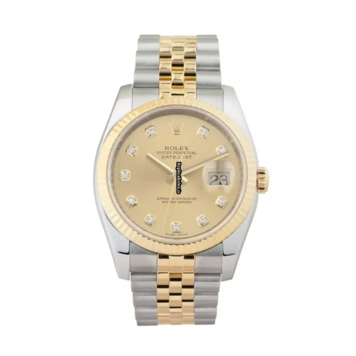 Appealing Copies Rolex Datejust 116233 Caliber 3135 Automatic Movement 36mm Gold/steel Case Mens/unisex Watch