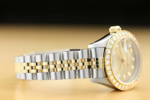 Excellent Replica Rolex Lady-datejust 69173 Caliber 2135 Automatic Movement 26mm Steel Case Womens Watch - Image 7