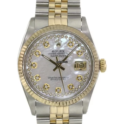 Unique Fakes Rolex Datejust 16013 Caliber 3035 Automatic Movement 36mm Gold/steel Case Mens/unisex Watch