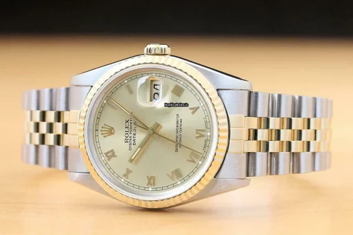 Pleasing Fake Rolex Datejust 16233 Caliber 3135 Automatic Movement 36mm Steel Case Mens/unisex Watch - Image 3