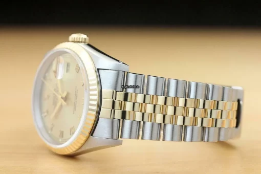 Pleasing Fake Rolex Datejust 16233 Caliber 3135 Automatic Movement 36mm Steel Case Mens/unisex Watch - Image 4