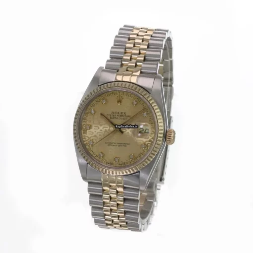 Aaa Replica Rolex Datejust 16013 Caliber 3035 Automatic Movement 36mm Gold/steel Case Mens/unisex Watch - Image 7