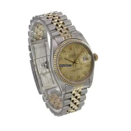 Aaa Replica Rolex Datejust 16013 Caliber 3035 Automatic Movement 36mm Gold/steel Case Mens/unisex Watch - Image 8