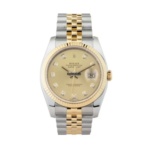 Incredible Knockoff Rolex Datejust 116233 Caliber 3135 Automatic Movement 36mm Gold/steel Case Mens/unisex Watch
