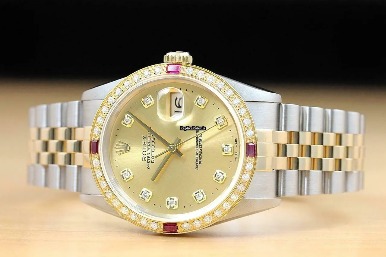 Beautiful Replica Rolex Datejust 16233 Caliber 3135 Automatic Movement 36mm Steel Case Mens/unisex Watch - Image 3
