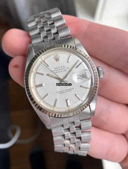Cool Clone Rolex Datejust 1601 Caliber 1570 Automatic Movement 36mm Steel Case Mens/unisex Watch - Image 4