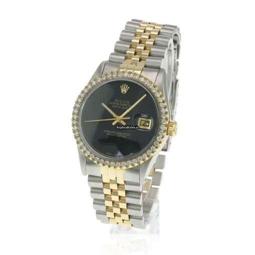Marvellous Replica Rolex Datejust 16233 Caliber 3135 Automatic Movement 36mm Gold/steel Case Mens/unisex Watch - Image 3