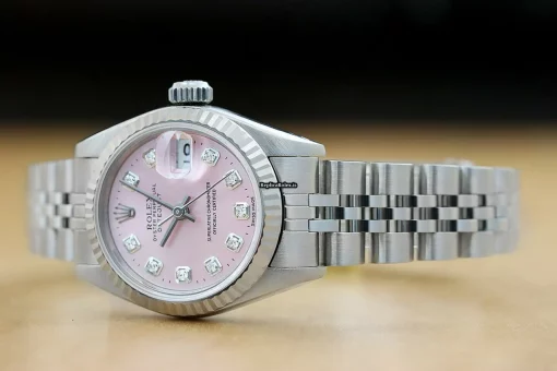 Remarkable Replica Rolex Lady-datejust 69174 Caliber 2135 Automatic Movement 26mm Steel Case Womens Watch - Image 2