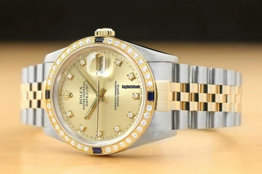 Fabulous Fake Rolex Datejust 16233 Caliber 3135 Automatic Movement 36mm Steel Case Mens/unisex Watch - Image 2