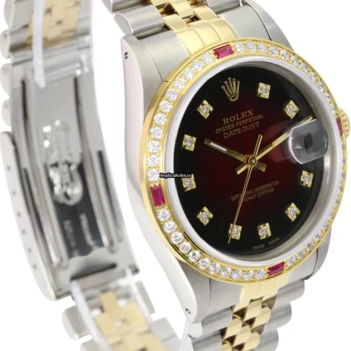 Stylish Fake Rolex Datejust 16233 Caliber 3035 Automatic Movement 36mm Gold/steel Case Mens/unisex Watch