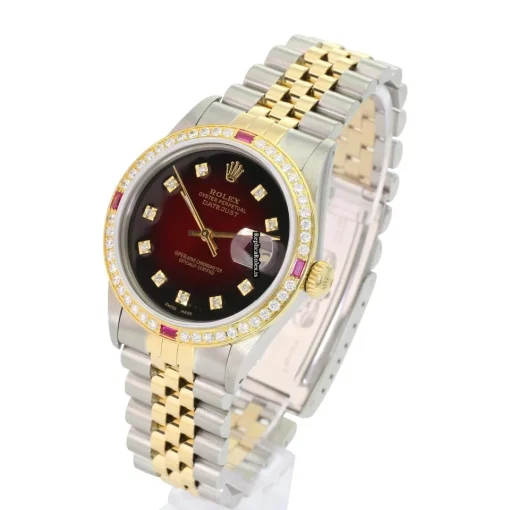 Stylish Fake Rolex Datejust 16233 Caliber 3035 Automatic Movement 36mm Gold/steel Case Mens/unisex Watch - Image 3