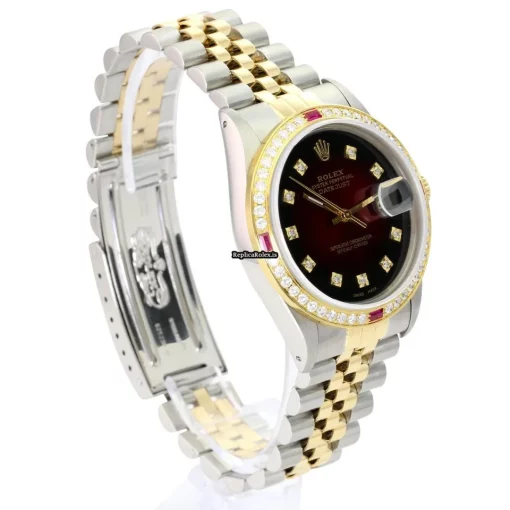 Stylish Fake Rolex Datejust 16233 Caliber 3035 Automatic Movement 36mm Gold/steel Case Mens/unisex Watch - Image 6
