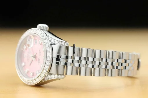 Distinctive Fake Rolex Lady-datejust 69174 Caliber 2135 Automatic Movement 26mm Steel Case Womens Watch - Image 4