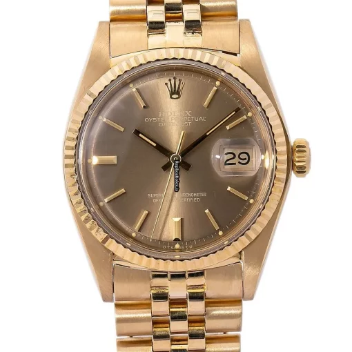 Lovely Replica Rolex Datejust 1601 Automatic Movement 36mm Yellow Gold Case Mens/unisex Watch - Image 4