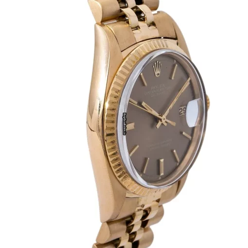 Lovely Replica Rolex Datejust 1601 Automatic Movement 36mm Yellow Gold Case Mens/unisex Watch - Image 5