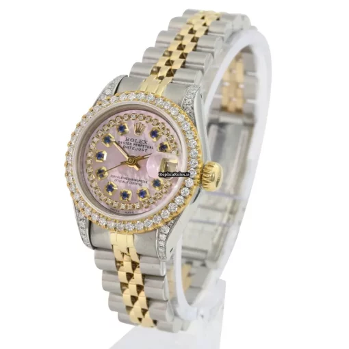 Fine Imitation Rolex Lady-datejust 69173 Caliber 2135 Automatic Movement 26mm Gold/steel Case Womens Watch - Image 10