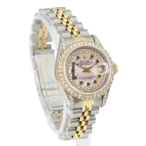 Fine Imitation Rolex Lady-datejust 69173 Caliber 2135 Automatic Movement 26mm Gold/steel Case Womens Watch - Image 11