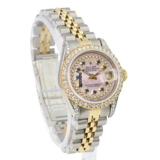 Fine Imitation Rolex Lady-datejust 69173 Caliber 2135 Automatic Movement 26mm Gold/steel Case Womens Watch - Image 12