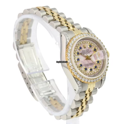 Fine Imitation Rolex Lady-datejust 69173 Caliber 2135 Automatic Movement 26mm Gold/steel Case Womens Watch - Image 13