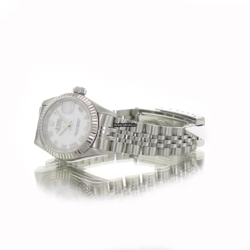 Durable Replica Rolex Lady-datejust 69174 Caliber 2135 Automatic Movement 26mm Steel Case Womens Watch - Image 7