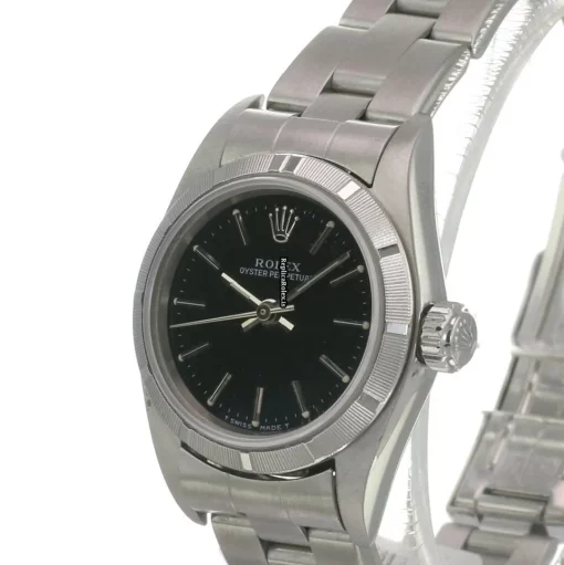 Cheap Fake Rolex Oyster Perpetual 67230 Caliber 2130 Automatic Movement 26mm Steel Case Womens Watch - Image 2