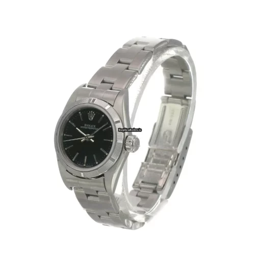 Cheap Fake Rolex Oyster Perpetual 67230 Caliber 2130 Automatic Movement 26mm Steel Case Womens Watch - Image 4