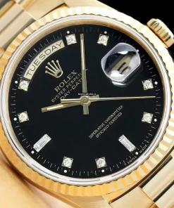 Defect Fake Rolex Day-date 36 18238 Caliber 3155 Automatic Movement 36mm Yellow Gold Case Mens/unisex Watch