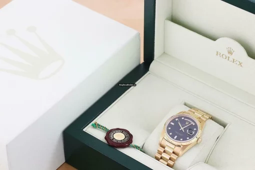 Defect Fake Rolex Day-date 36 18238 Caliber 3155 Automatic Movement 36mm Yellow Gold Case Mens/unisex Watch - Image 6