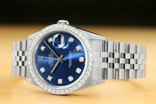 Fantastic Fake Rolex Datejust 16234 Caliber 3135 Automatic Movement 36mm Steel Case Mens/unisex Watch - Image 2