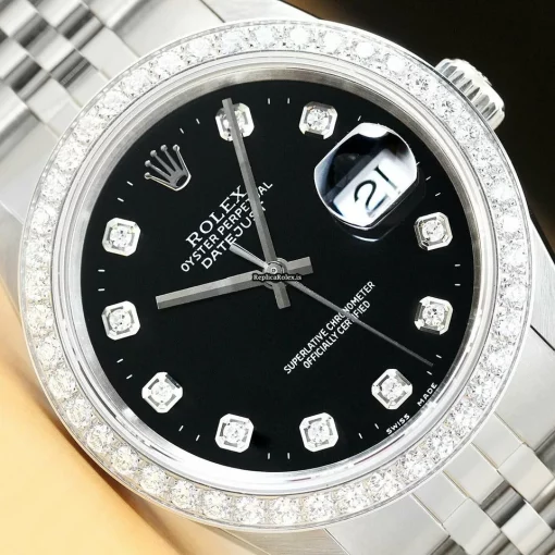 Swiss Replica Rolex Datejust 16234 Caliber 3135 Automatic Movement 36mm Steel Case Mens/unisex Watch