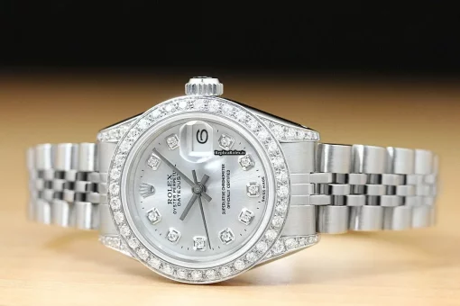 Discount Replica Rolex Lady-datejust 69174 Caliber 2135 Automatic Movement 26mm Steel Case Womens Watch - Image 3