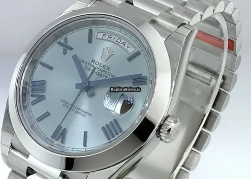 Reliable Fake Rolex Day-date 40 228206 Automatic Movement 40mm Platinum Case Mens/unisex Watch - Image 2