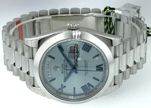 Reliable Fake Rolex Day-date 40 228206 Automatic Movement 40mm Platinum Case Mens/unisex Watch - Image 3