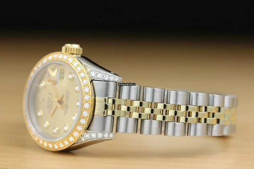 Quality Fakes Rolex Lady-datejust 6917 Caliber 2030 Automatic Movement 26mm Steel Case Womens Watch - Image 4