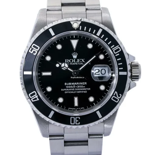 Awesome Replica Rolex Submariner Date 16610 Automatic Movement 40mm Steel Case Mens/unisex Watch - Image 4