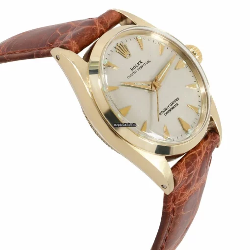 Cool Replica Rolex Oyster Perpetual 6548 Automatic Movement 30mm Yellow Gold Case Mens/unisex Watch - Image 2