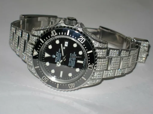 Top Fake Rolex Sea-dweller Deepsea Self Winding Automatic 44mm Steel Case Mens/unisex Watch - Image 4