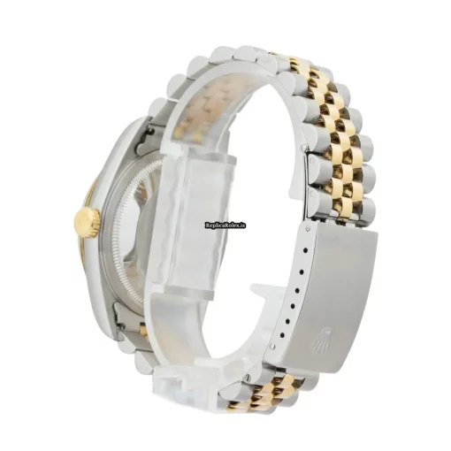 Fabulous Replica Rolex Datejust 16233 Caliber 3135 Automatic Movement 36mm Gold/steel Case Mens/unisex Watch - Image 3