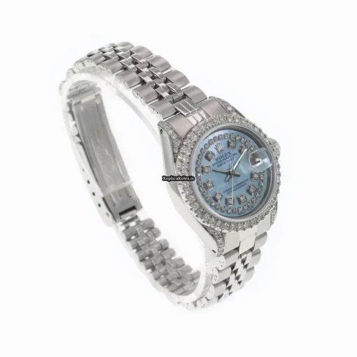 Fabulous Copy Rolex Lady-datejust 69174 Caliber 2135 Automatic Movement 26mm Steel Case Womens Watch - Image 10