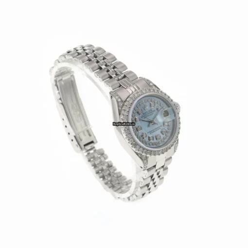 Fabulous Copy Rolex Lady-datejust 69174 Caliber 2135 Automatic Movement 26mm Steel Case Womens Watch - Image 11