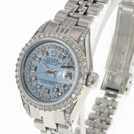 Fabulous Copy Rolex Lady-datejust 69174 Caliber 2135 Automatic Movement 26mm Steel Case Womens Watch - Image 2