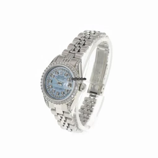 Fabulous Copy Rolex Lady-datejust 69174 Caliber 2135 Automatic Movement 26mm Steel Case Womens Watch - Image 6