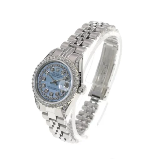 Fabulous Copy Rolex Lady-datejust 69174 Caliber 2135 Automatic Movement 26mm Steel Case Womens Watch - Image 8
