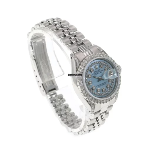 Fabulous Copy Rolex Lady-datejust 69174 Caliber 2135 Automatic Movement 26mm Steel Case Womens Watch - Image 9