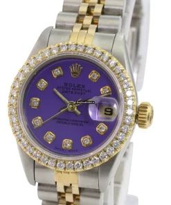 Perfect Fakes Rolex Lady-datejust 69173 Caliber 2135 Automatic Movement 26mm Gold/steel Case Womens Watch